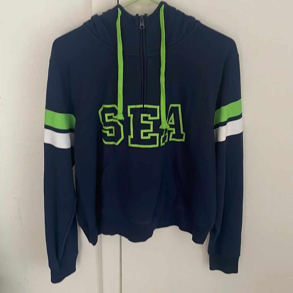 Seattle Seahawks 1/2 Zip Hoodie